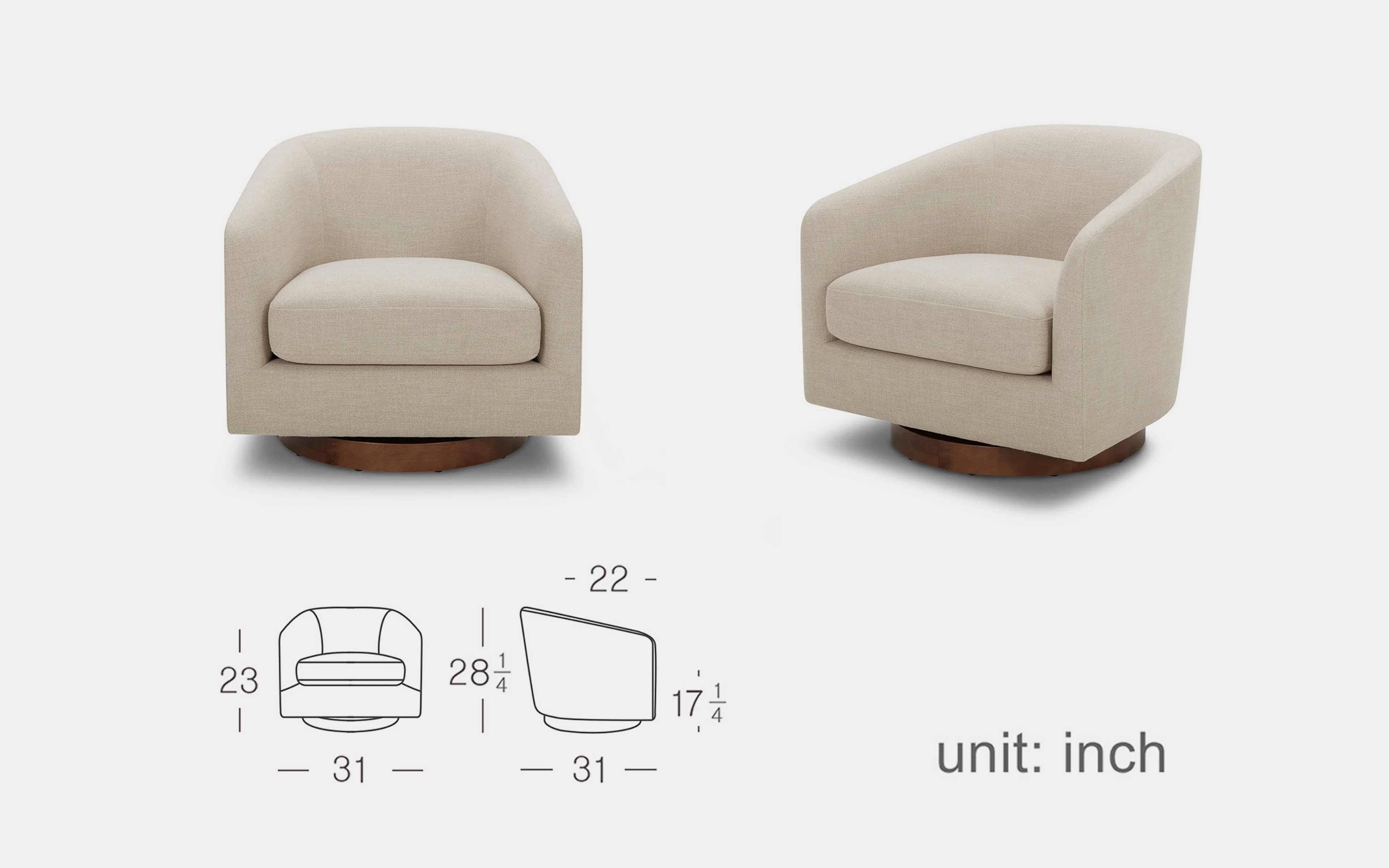 Cirri Modern Motion Swivel Chair - Image 5