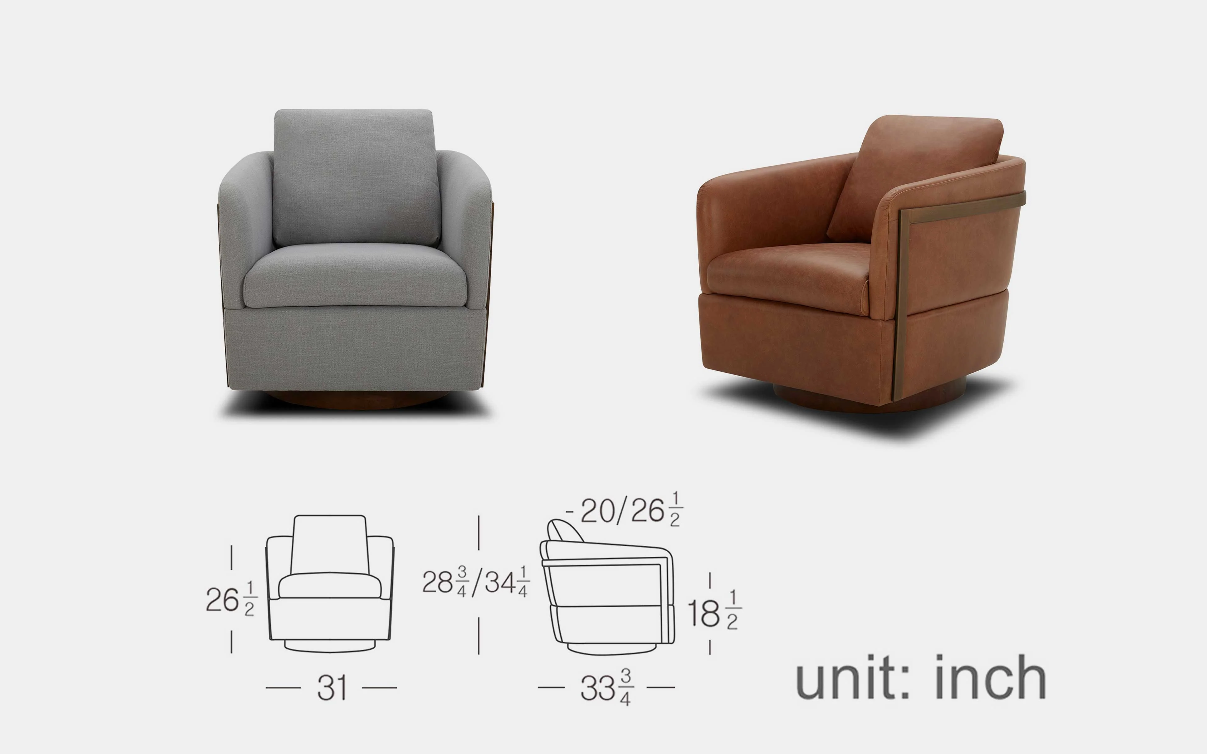 Cirro Modern Motion Swivel Chair - Image 5