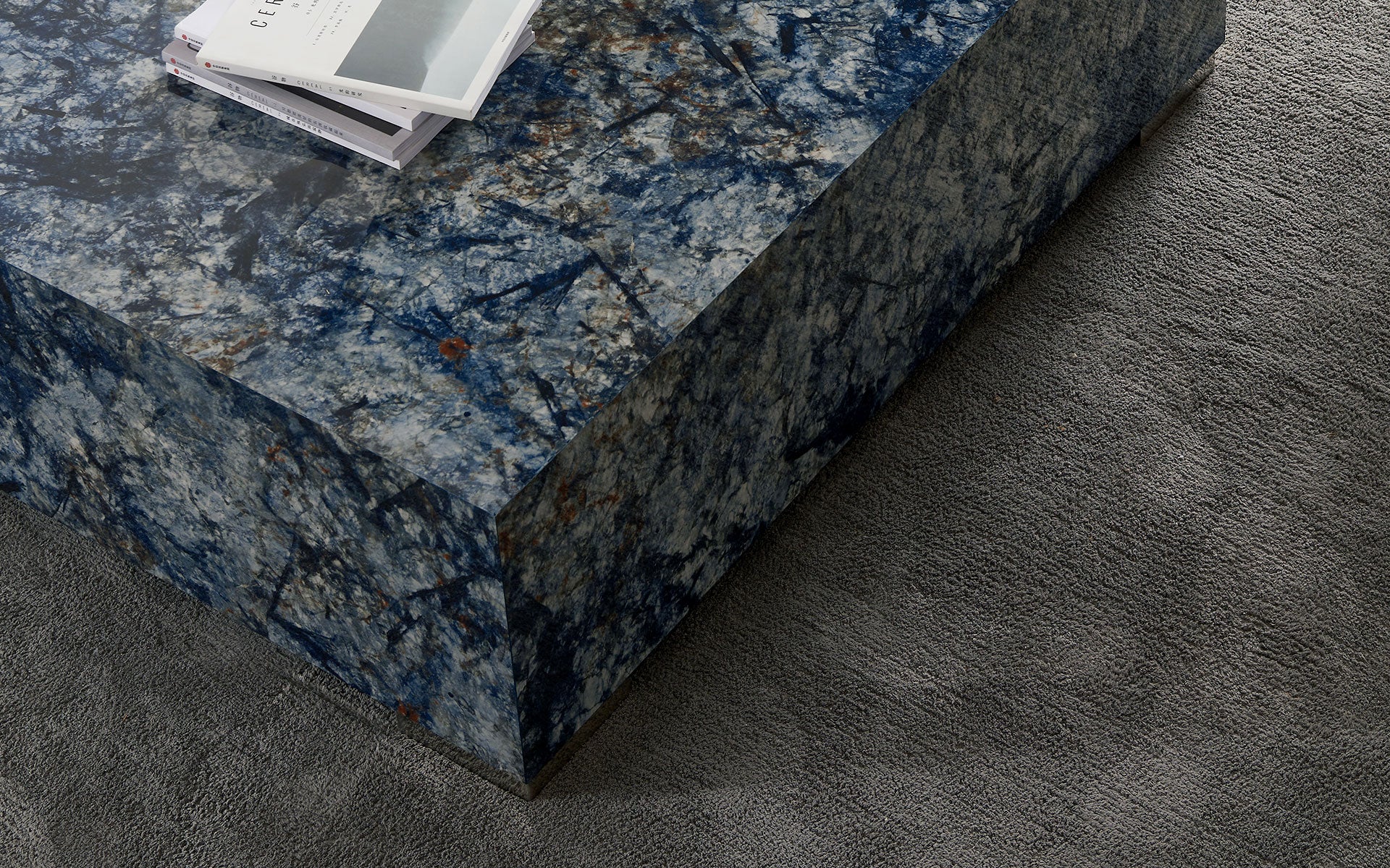 Evander Sintered Stone Square Coffee Table - Image 6