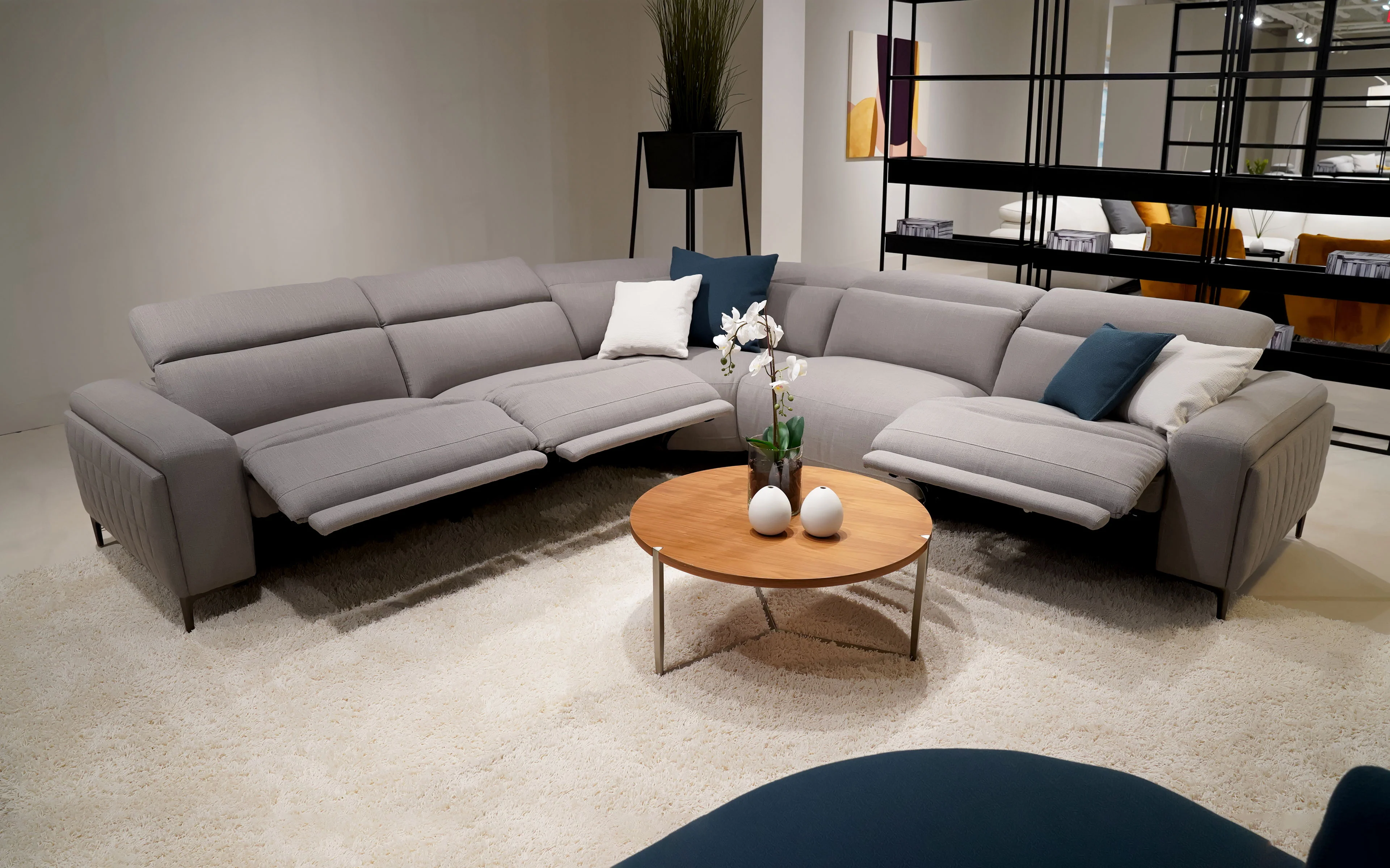 Lavandula Modern Motion Reclining Sectional - Image 3