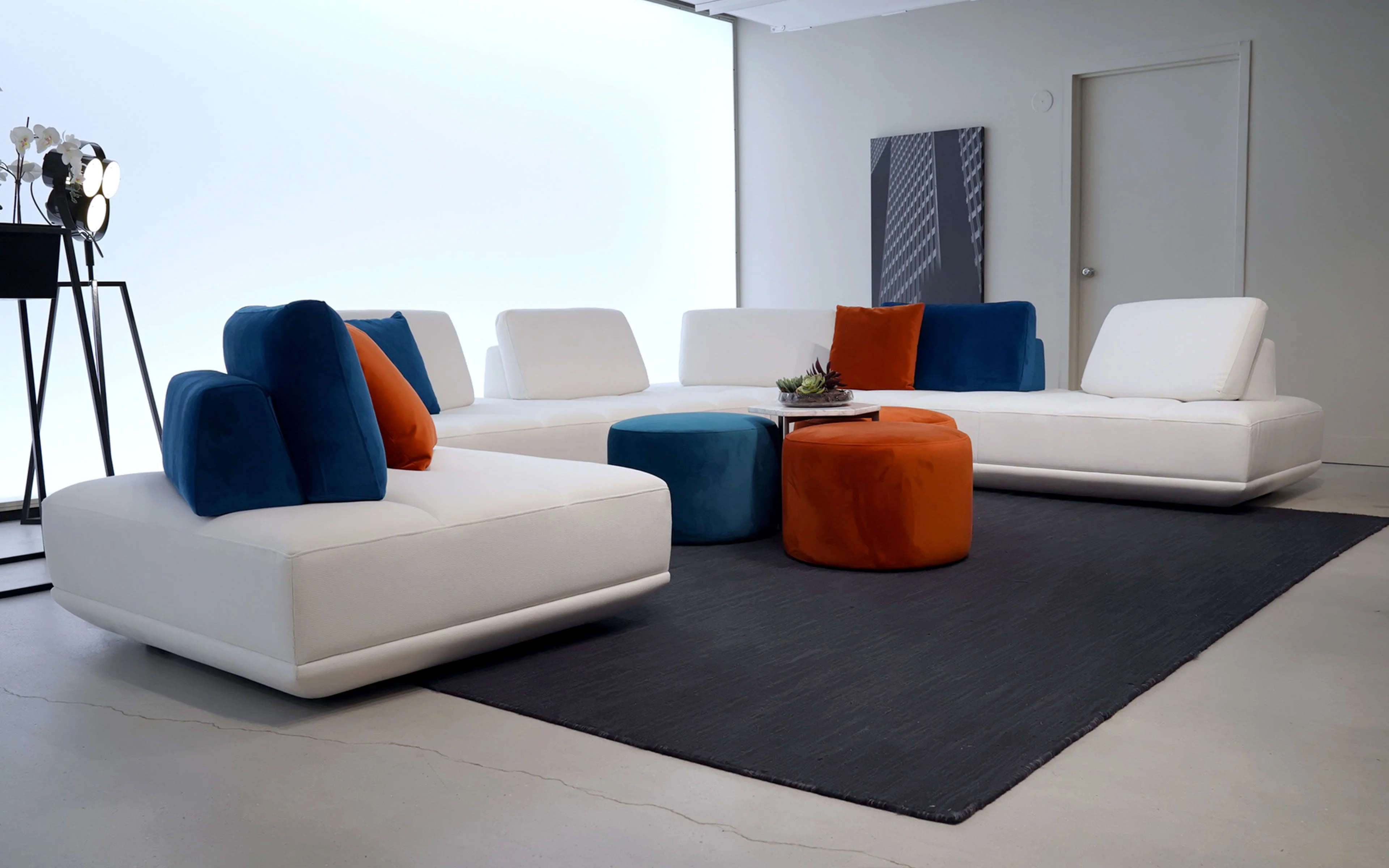 Levante 4pc Ultra Modern Motion Sectional Sofa - Image 3