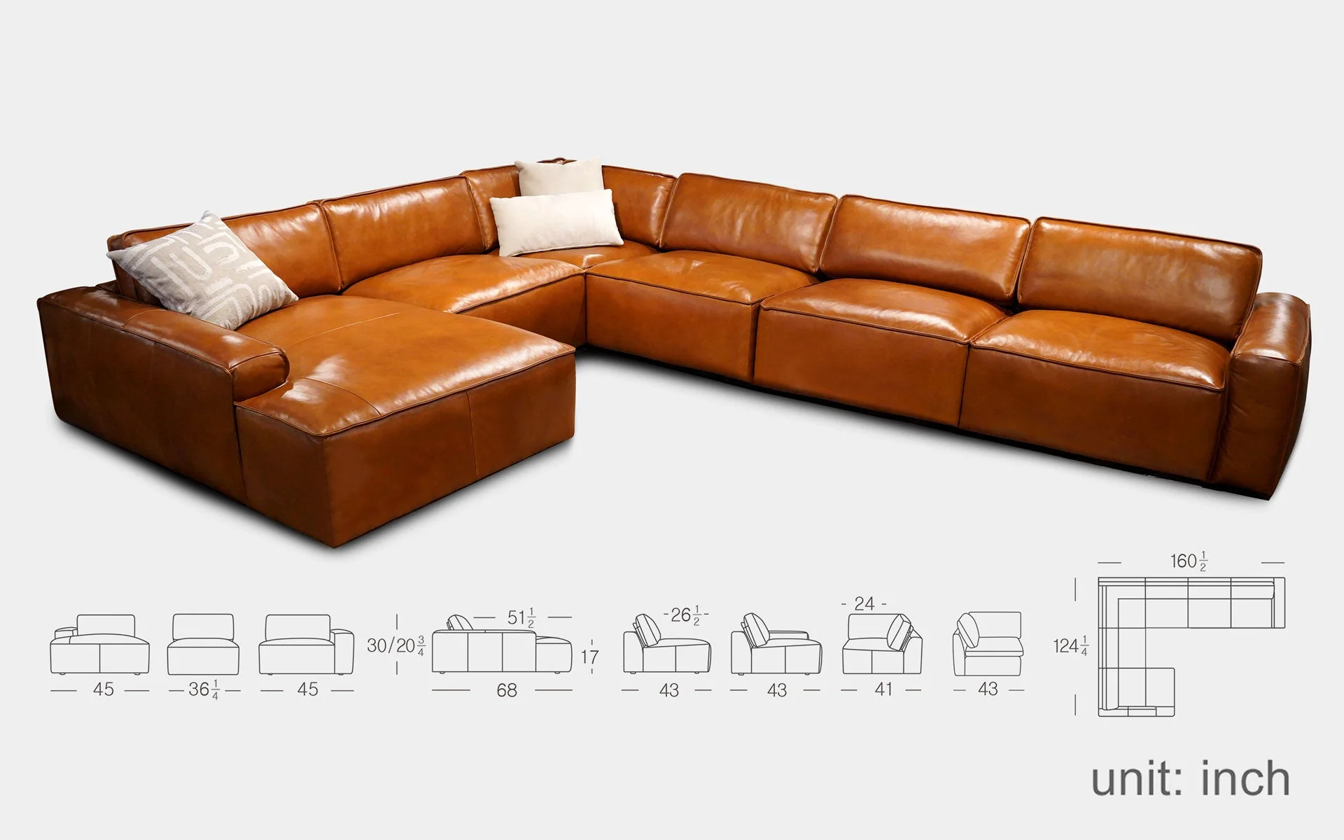 Loto 6pc Modern Motion Sectional - Image 18