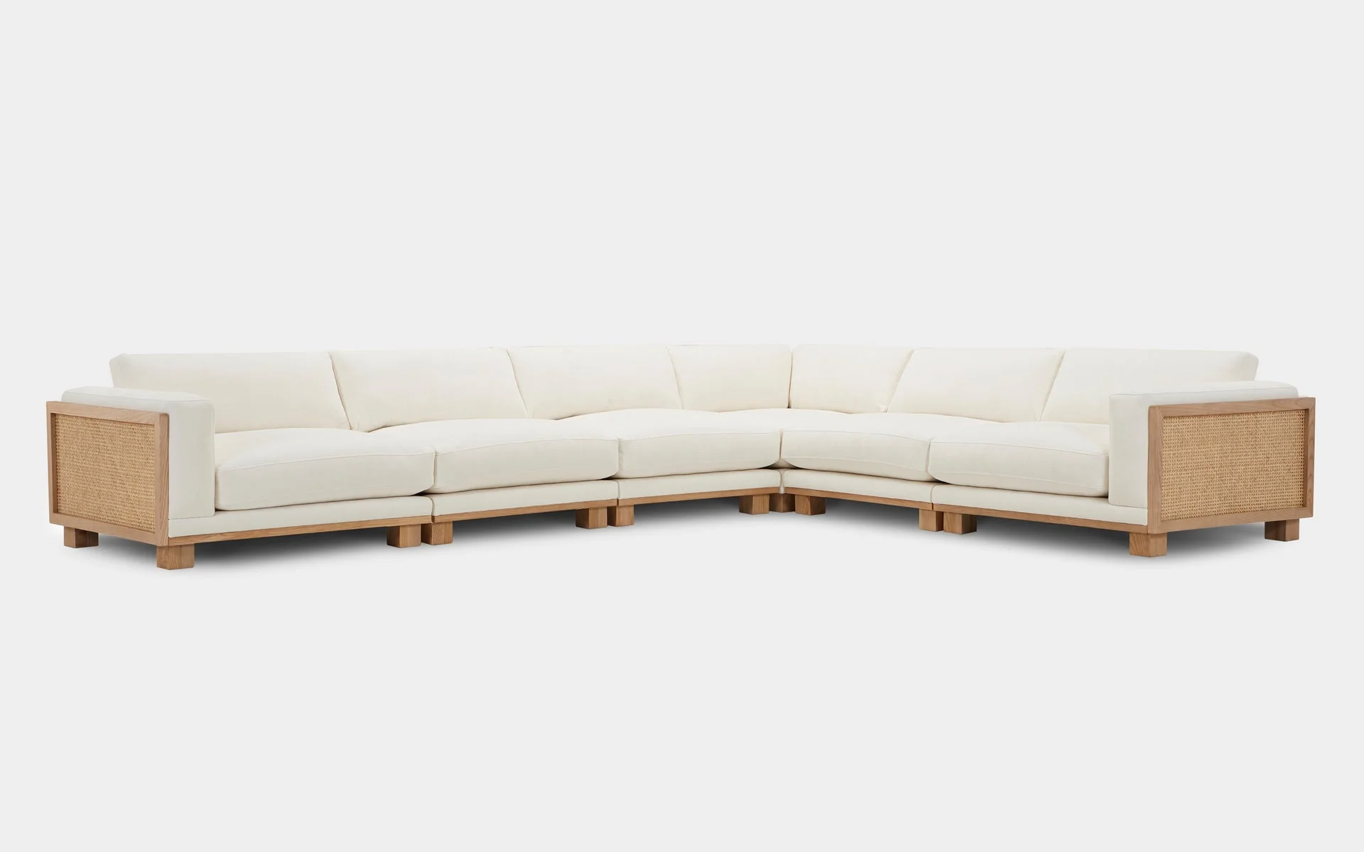 Malacca 6pc Modern Motion Sectional Sofa - Image 3