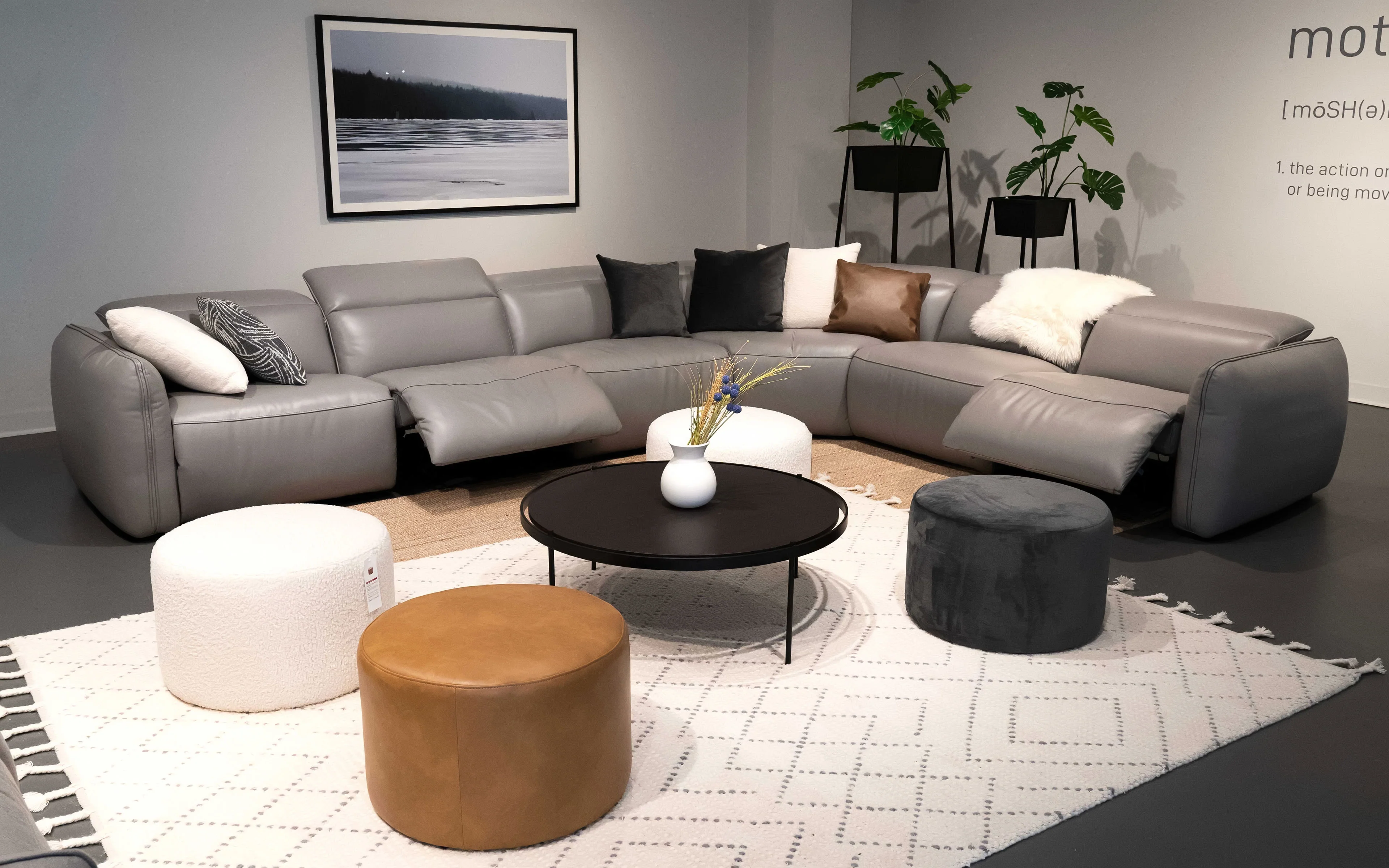 Snowdrop Modern Motion Reclining Sectional Sofa - Image 3