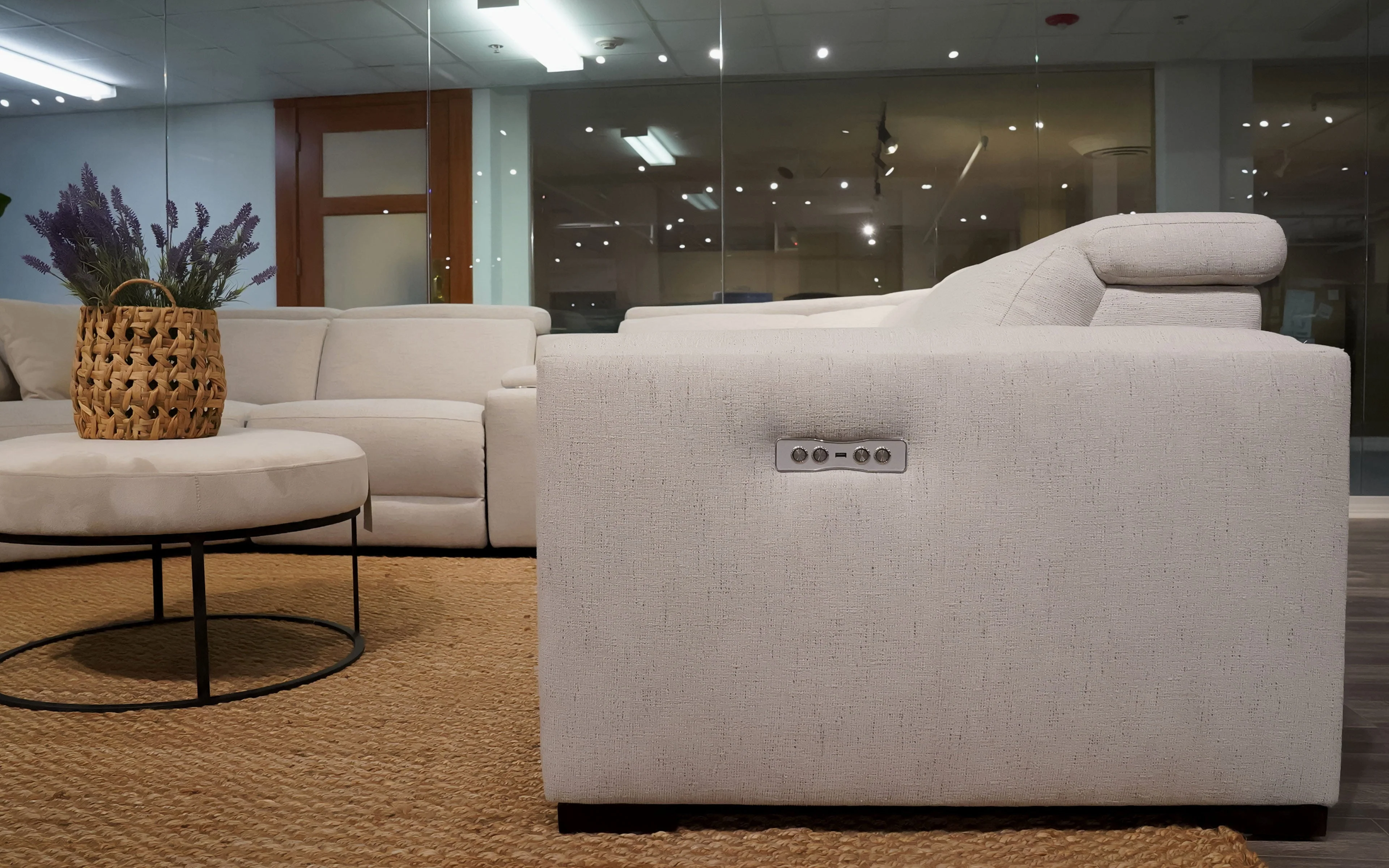 Narciso 6pc Modern Motion L Shape Reclining Sectional - Image 7