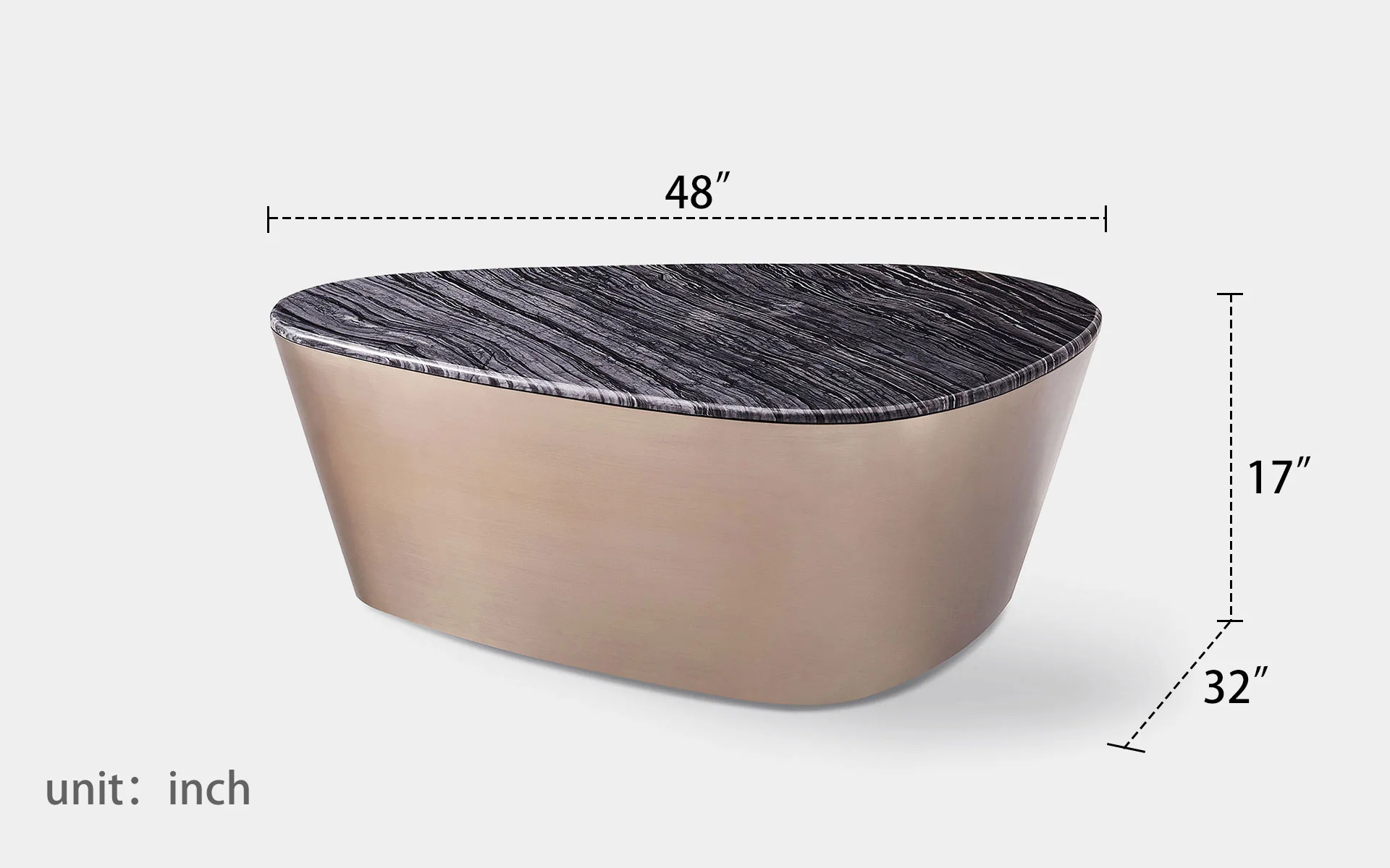 Persephone Marble Coffee Table - Image 6