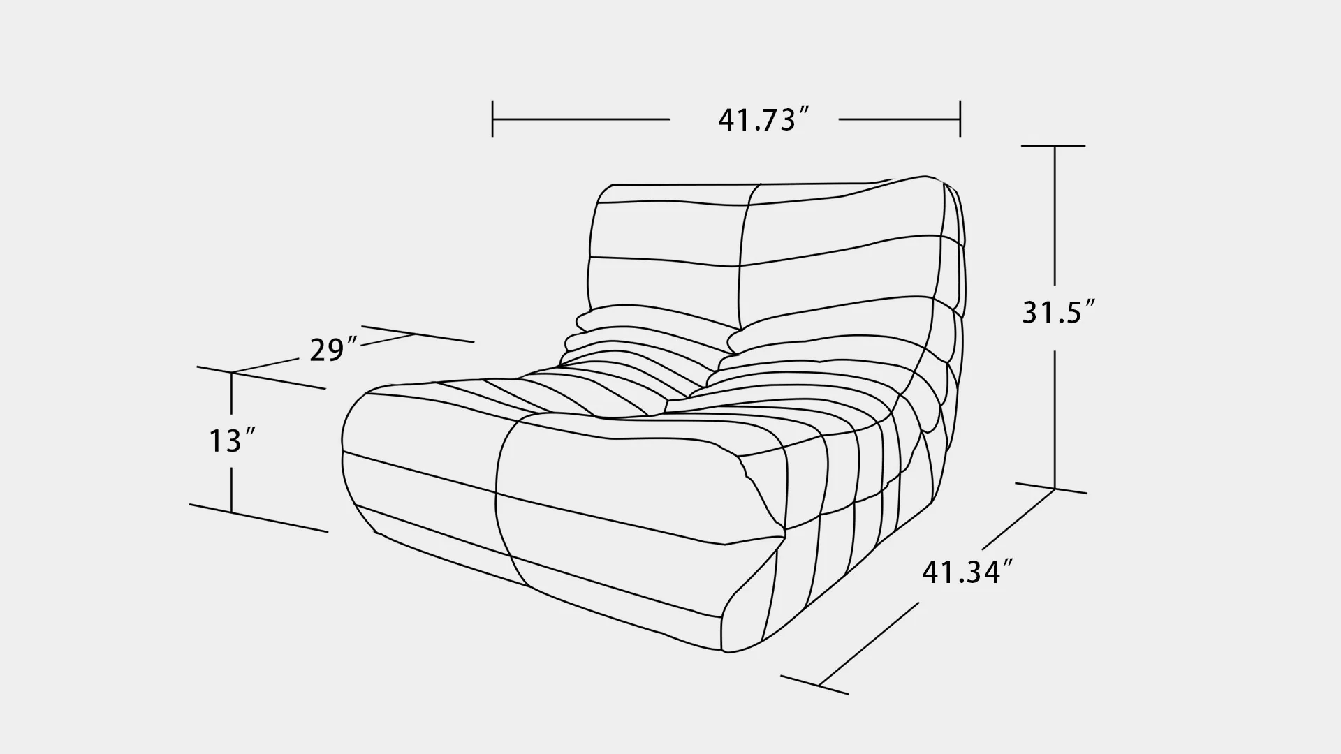 Pita Modern Lounge Chair - Image 21
