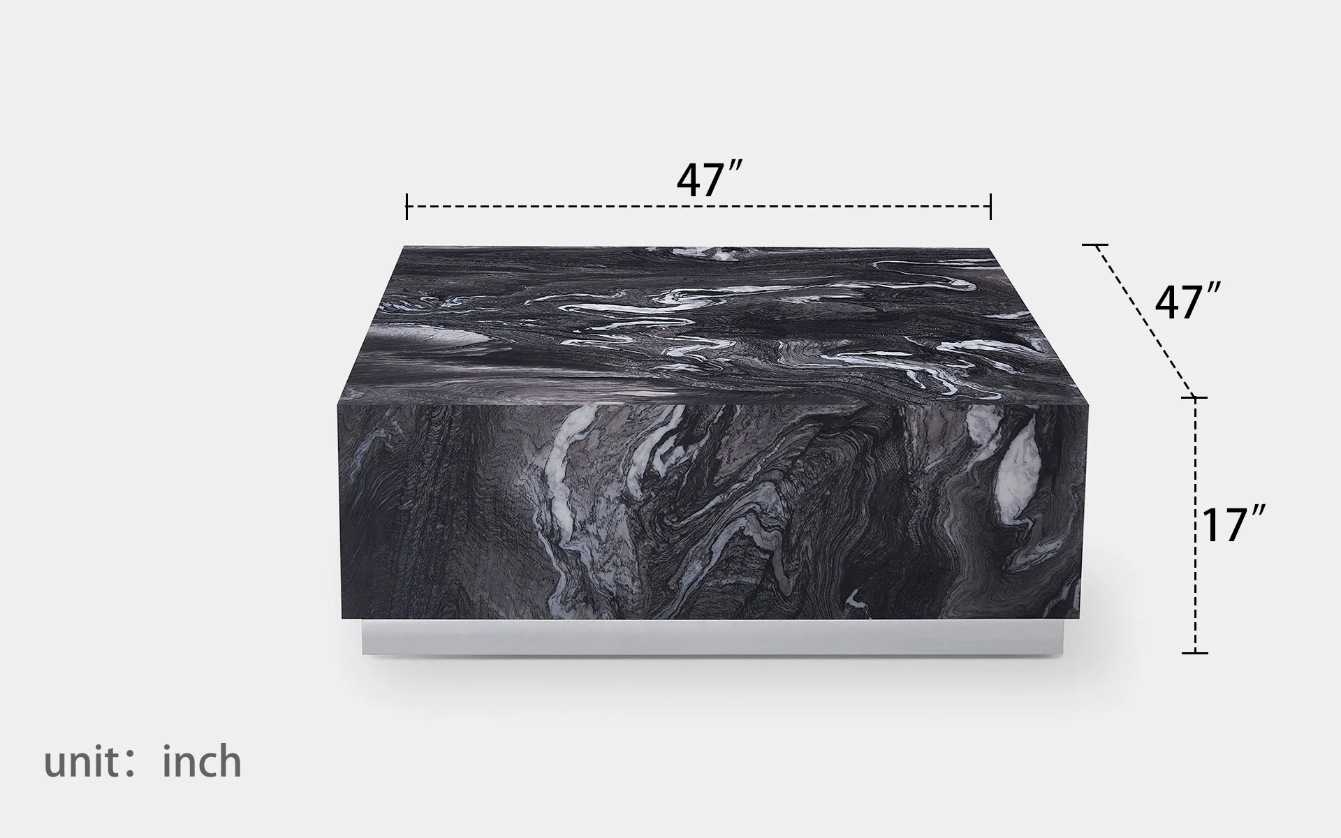 Sapphire Sintered Stone Coffee Table - Image 6