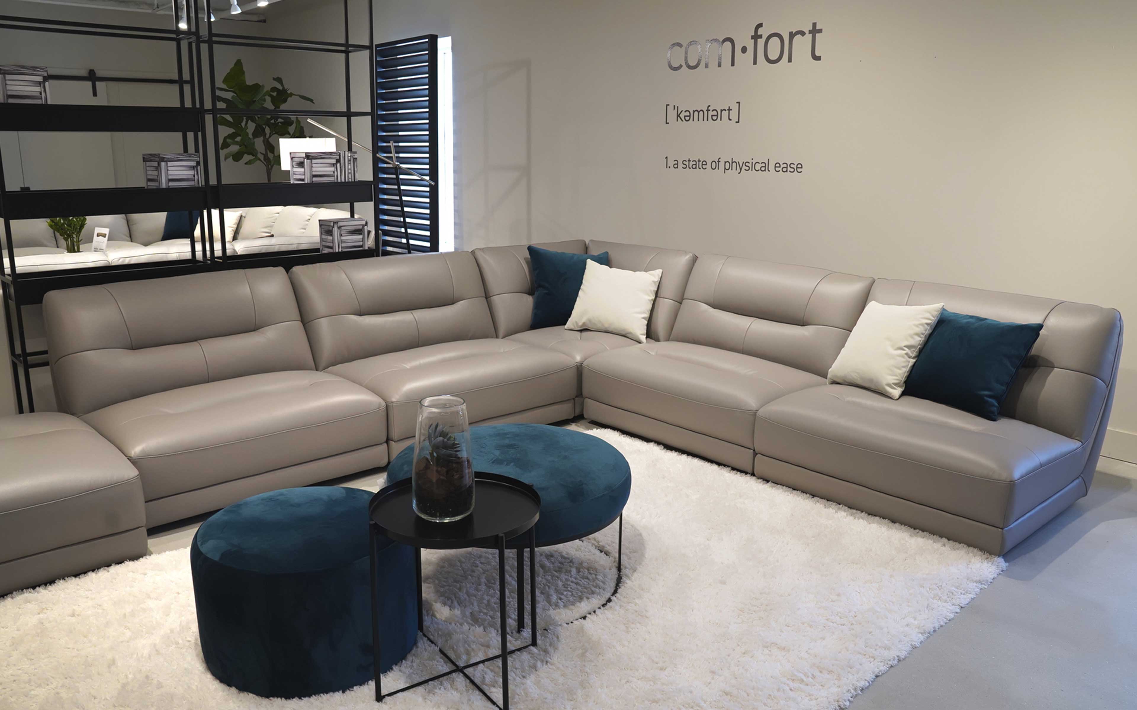 Skeiron 6pc Modern Motion Sectional Sofa - Image 3