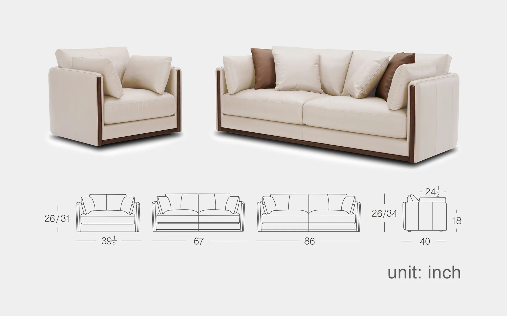 Solanus Modern Motion Sofa Set - Image 14