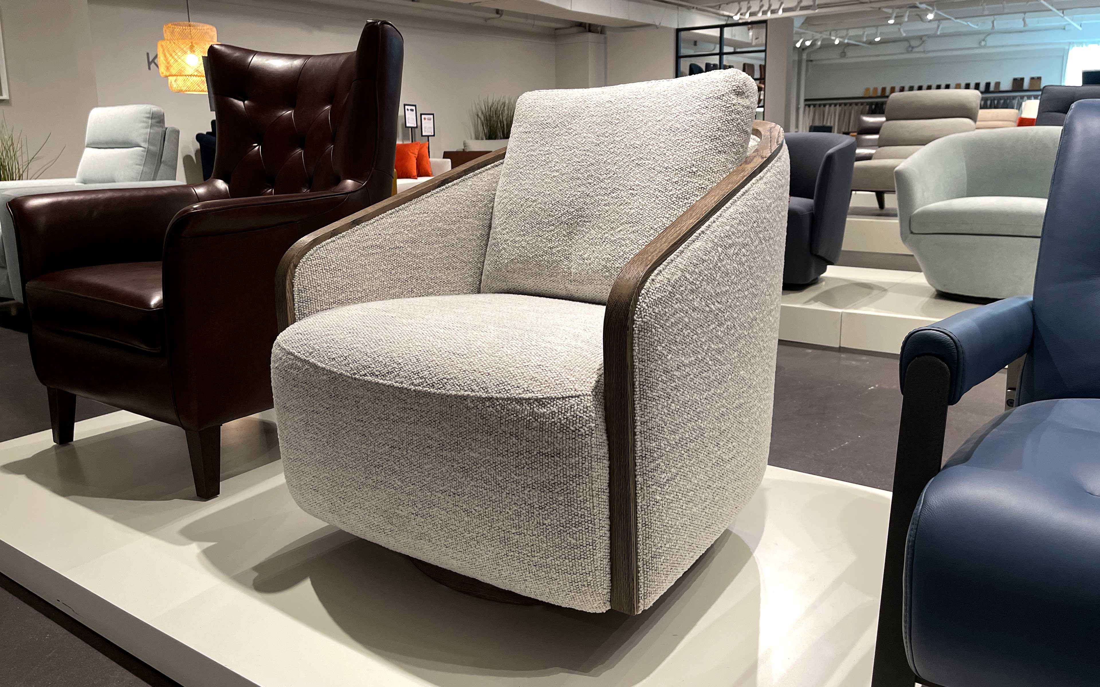Stratus Modern Motion Swivel Chair - Image 4