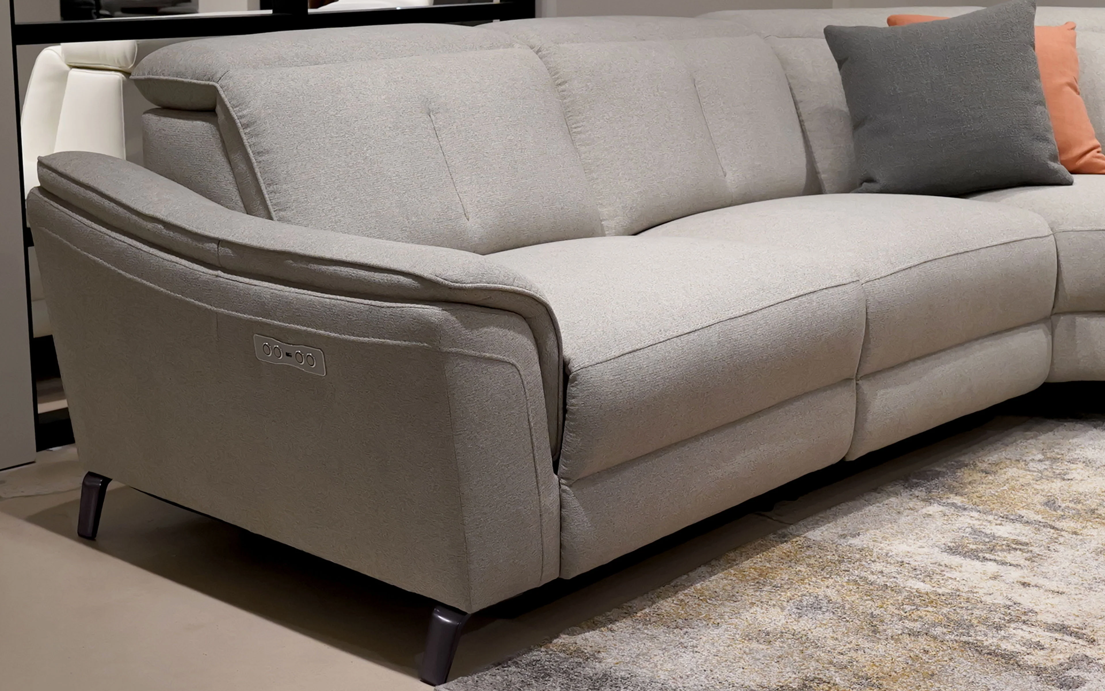 Zafferano Modern Motion Reclining Sectional - Image 5