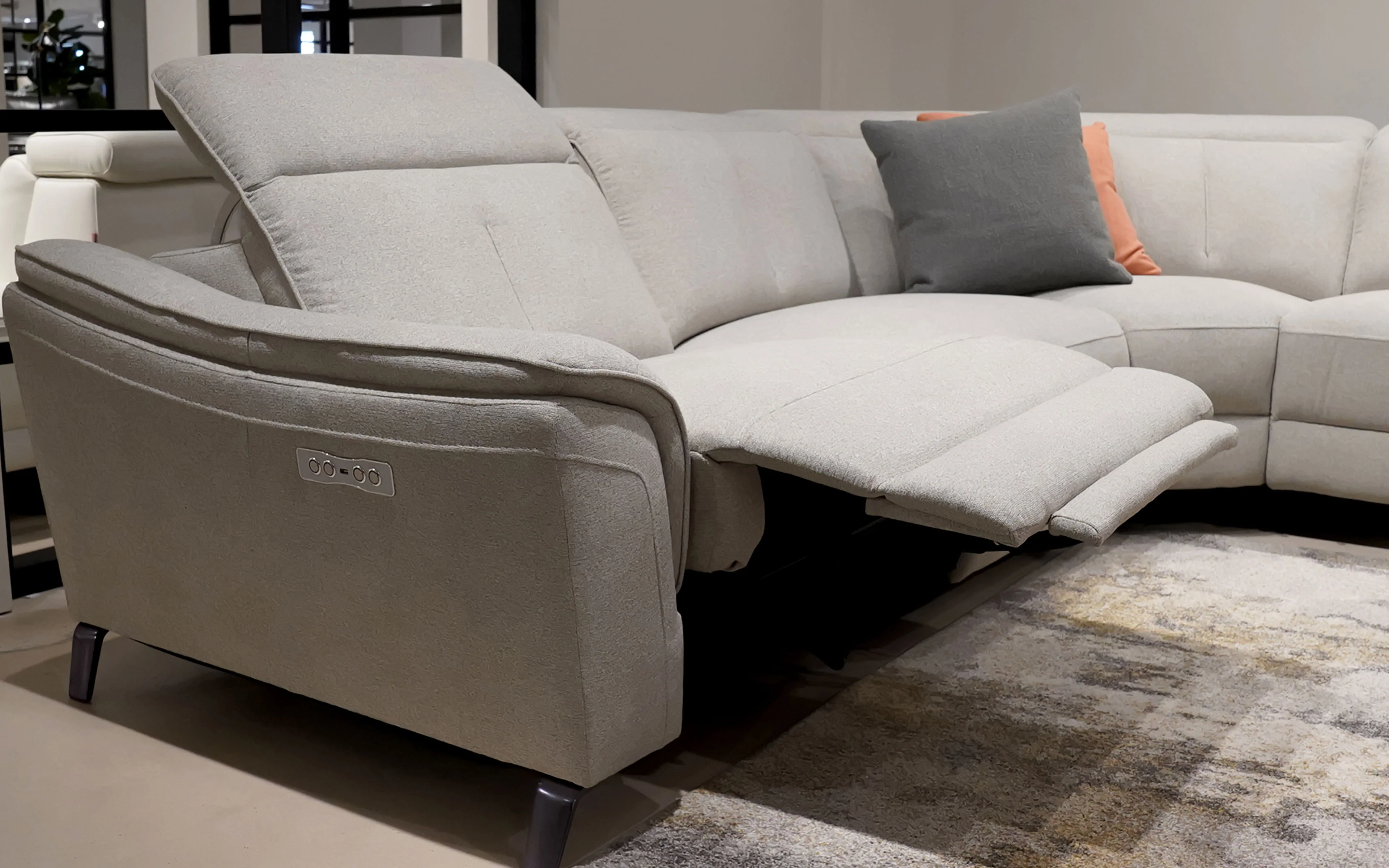 Zafferano Modern Motion Reclining Sectional - Image 6