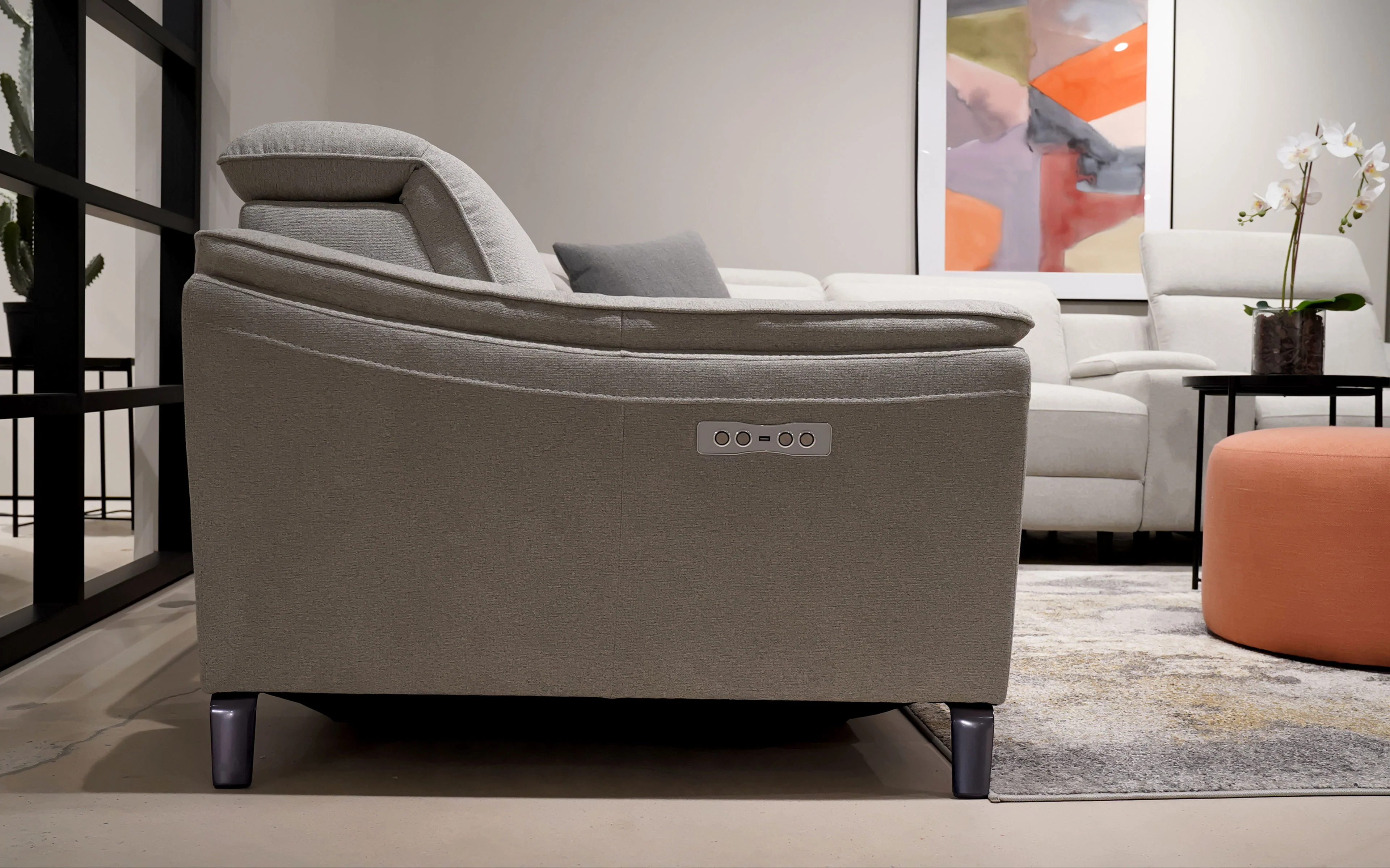 Zafferano Modern Motion Reclining Sectional - Image 7